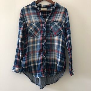 Cloth & Stone cotton flannel button down size XS
